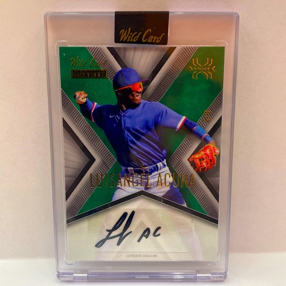 2024 Wild Card Matte Encased Luisangel Acuna Mets 5/8 (MISC12)